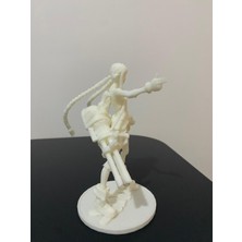 Arcane Jinx Figürü V3 - League Of Legends - Beyaz - Boyamaya Uygun - 16 cm