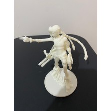 Arcane Jinx Figürü V3 - League Of Legends - Beyaz - Boyamaya Uygun - 16 cm