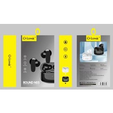 O-Lonnie Round N05 Siyah Kablosuz Bluetooth Kulaklık
