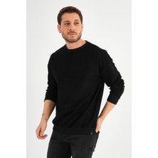 Bisiklet Yaka Uzun Kollu Sweatshırt (UNX37400)