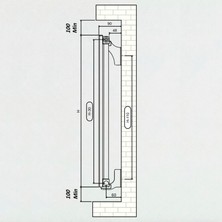 Aeon Hestia Alüminyum Tasarım Dikey Radyatör 1500 x 445