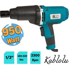 Kablolu Elektrikli Somun Sıkma 450-520 Nm 1/2"  Sökme Tabanca Araba Teker Lastik Bijon CAT-5820