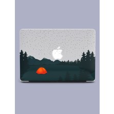 Macbook Air (M1) Kılıf 13.3 Inç A1932-A2179-A2337 2020/2021 Şeffaf Kapak Tam Koruma Macos-15 Kamp Çadırı