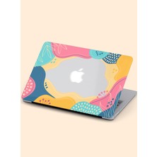 Macbook Air (M2-M3) Kılıf 13.6 Inç A2681-A3113 2022/2024 Şeffaf Sert Kapak Koruma Macos-22 Soft Pembe, Turkuaz, Lacivert