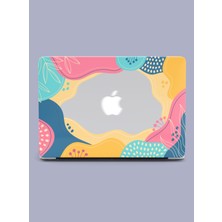 Macbook Air (M2-M3) Kılıf 13.6 Inç A2681-A3113 2022/2024 Şeffaf Sert Kapak Koruma Macos-22 Soft Pembe, Turkuaz, Lacivert