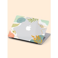 Macbook Air (M2-M3) Kılıf 15 Inç A3114-A2941 2023/2024 Şeffaf Kapak Tam Koruma Macos-04 Pastel Renkli