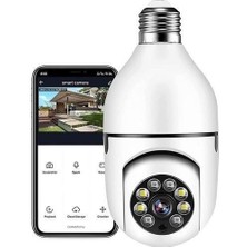 Woody Sofia Wifi 360 Panoramik Ampul Kamera Gece Görüş Ses Akıllı Hareket Algılayıcı