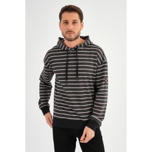 Alexander Gardi Çizgili Kapüşonlu Sweatshırt (UNX00242)