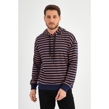 Alexander Gardi Çizgili Kapüşonlu Sweatshırt (UNX00242)