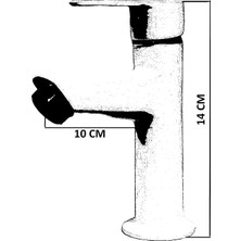 Opak Lavabo Bataryası Tek Su Girişli Krom 020049-1