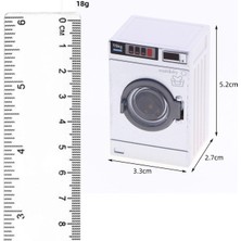 Bebek Evi Minyatür Çamaşır Makinesi Ev Aletleri 1: 12 Model Dekorasyon Aksesuarları Sahne Aksesuarları Mini Bebek Evi Mobilyaları (Yurt Dışından)