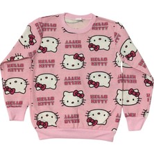 Arya Nisa Kids Kız Çocuk Hello Kitty Şardonlu Uzun Kollu Pijama Takımı