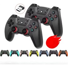 Comse 2.4g Wireless Gamepad Ikili  Kablosuz Oyun Kolu Pc Gamestick Atari Tv Box Android Tv Uyumlu