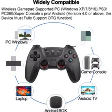 Comse 2.4g Wireless Gamepad Ikili  Kablosuz Oyun Kolu Pc Gamestick Atari Tv Box Android Tv Uyumlu