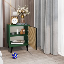 E-Moka Retro Kapaklı Komodin