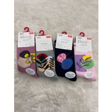 Ekinoks  Dikişsiz Havlu Termal Çocuk Soket Çorap 4lü Set 5-12 Yaş 3075