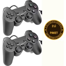 Hadron Ikili USB Kablolu Joystick Gamepad Oyun Kolu Konsolu Pc+ Ps3 Bilgisayar Laptop Uyumlu