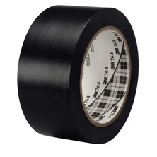 3M 764I Yer Işaretleme Bandı - Siyah- 50MM x 33 mt