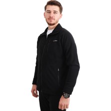 Zenobya Erkek Siyah Polar - Reglan Kol - Zenobya