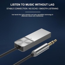 TEKNETSTORE Tüm Telefonlara Bluetooth 5.0 Receiver USB Aux Wireless Araç Kiti Telefon Konuşma Müzik Dinleme