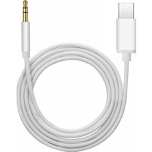 Type C Aux 3.5mm 1m Jack Dönüştürücü Aparat Samsung Xiaomi Huawei Oppo Uyumlu Ses Otg Kablo