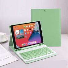 TEKNETSTORE Apple Ipad Pro 4. Nesil M2 2022 11 Inç Uyumlu Bluetooth Klavyeli Kılıf Kalem Bölmeli (Türkçe Klavye)