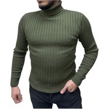 Boğazlı Triko Erkek Kazağı