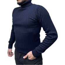 Boğazlı Triko Erkek Kazağı