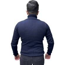Boğazlı Triko Erkek Kazağı