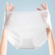 Sweet Sauna 3'lü Set Ultra Ince Mikro Şeffaf Dikişsiz Iz Yapmaz Buz Ipek  Lazer Kesim Külot Gri-Beyaz-Fuşya
