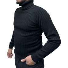 Boğazlı Triko Erkek Kazağı