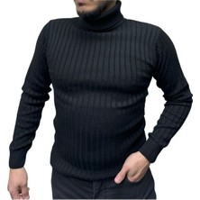 Boğazlı Triko Erkek Kazağı