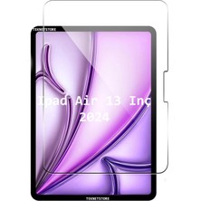 TEKNETSTORE iPad Air 13 Inç 2024 Uyumlu Nano Kırılmaz Ekran Koruyucu Şeffaf Esnek Cam  Tam Uyumlu