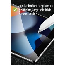 TEKNETSTORE iPad Air 13 Inç 2024 Uyumlu Nano Kırılmaz Ekran Koruyucu Şeffaf Esnek Cam  Tam Uyumlu