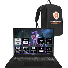 Msı Summit E16 Aı Evo Intel Core Ultra 7 155H 32GB 512GB SSD 16" Qhd+ 165Hz W11P Touch 2-In-1 Taşınabilir Bilgisayar & Per4 Çanta A1MTG015TRP307