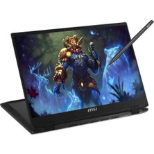 Msı Summit A16 Aı+ Amd Ryzen Aı 9 365 32GB 512GB SSD 16" Qhd+ 165Hz W11H Touch 2-In-1 Taşınabilir Bilgisayar & Per4 Çanta A3HMTG038TRP302