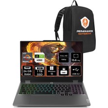 Lenovo Loq Aı Amd Ryzen 7 8845HS 24GB 1tb SSD RTX4060/8GB 115W 15.6" Fhd 144Hz W11H Taşınabilir Bilgisayar & Per4 Çanta 83DX00B1TRP353