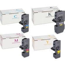 Oldem Plus Kyocera Tk 5220/ Kyocera Ecosy M5521CDW Muadil Toneri Avantajlı 4 Lü Paket 1 Set 4 Renk