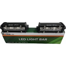 Norma 9V-35V LED Bar Off-Road 9W (3 Ledli) Tek Sıra Ince Düz (100 Mm) (2 Ad)