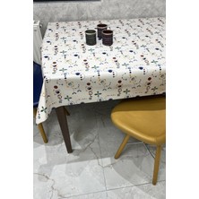 Pvc Kaymaz Elyaf Tabanlı Silinebilir Muşamba Masa ÖRTÜSÜ_211-A