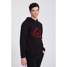 D'S Damat Ds Damat Slim Fit Siyah Sweatshirt 1HCE238310149