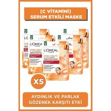 L'oreal Paris 5'li Revitalift Clinical Anında Aydınlatıcı C Vitamini Serum Etkili Maske