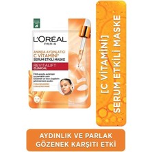 L'oreal Paris 5'li Revitalift Clinical Anında Aydınlatıcı C Vitamini Serum Etkili Maske