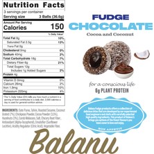Balanu Fudge Kakao Dolgulu Hindistan Cevizi Kaplamalı Atıştırmalık 6 Paket x 55G