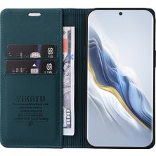 Xshine Honor Magic6 5g Deri Cüzdan Manyetik Kapanış Telefon Kapağı (Yurt Dışından)