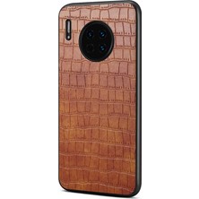 Xshine Huawei Mate 30 4g / 5g Timsah Dokulu Deri+Tpu+Pc Telefon Kapağı (Yurt Dışından)