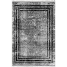 Kilim Home Mars 2086 Füme Tonunda Dekoratif Halı Salon Halısı Saçaklı Yıkanabilen Halı