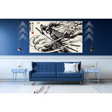 Ti Play Ti-Play Samuray Koruma 60 x 90 cm  Modern Pvc Çerçevesiz Tablo