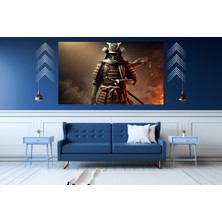 Ti Play Ti-Play Ateşten Gelen 60 x 90 cm  Modern Samuray Pvc Çerçevesiz Tablo
