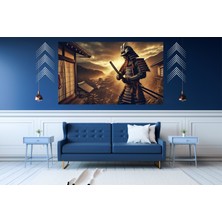 Ti Play Ti-Play Çok Sessiz Saldırı 60 x 90 cm  Modern Samuray Pvc Çerçevesiz Tablo